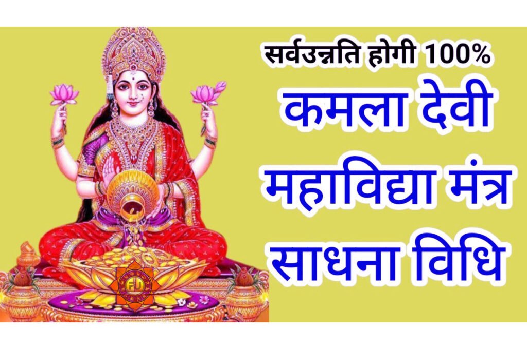 Maa Kamala Sadhana Vidhi महाविद्या माँ कमला देवी साधना कैसे करें